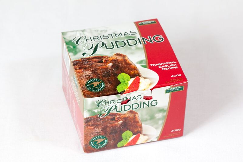 tf christmas pudding 400g boxed