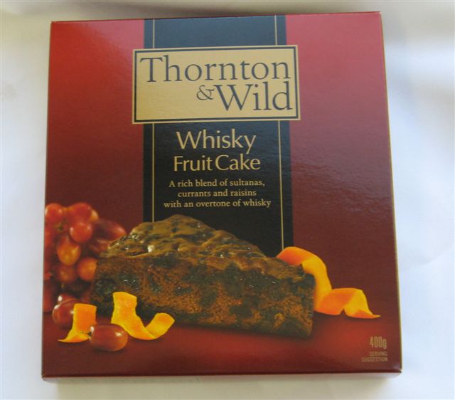 thornton & wild whisky fruit cake 400g